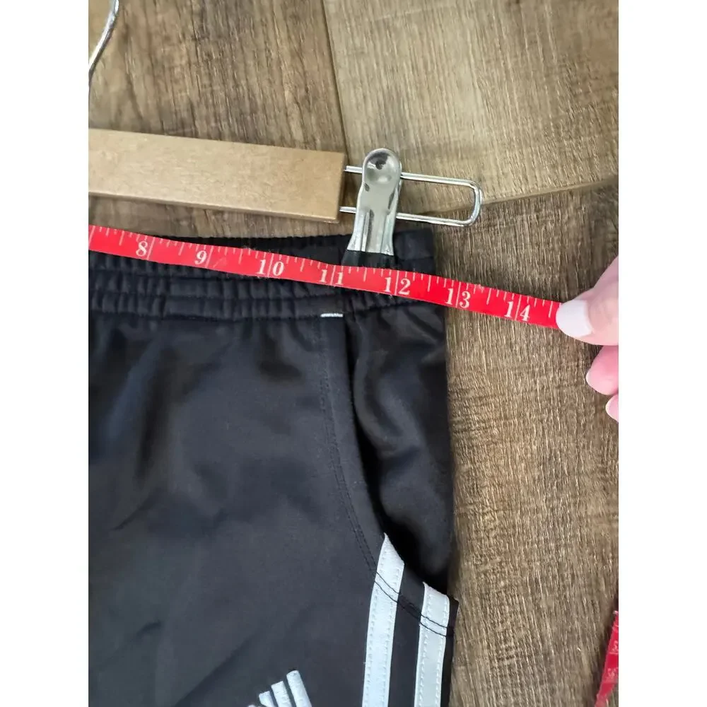 Kid's Adidas Joggers Track Pants‎ 3 Stripe Boy's Size L (14) Black
